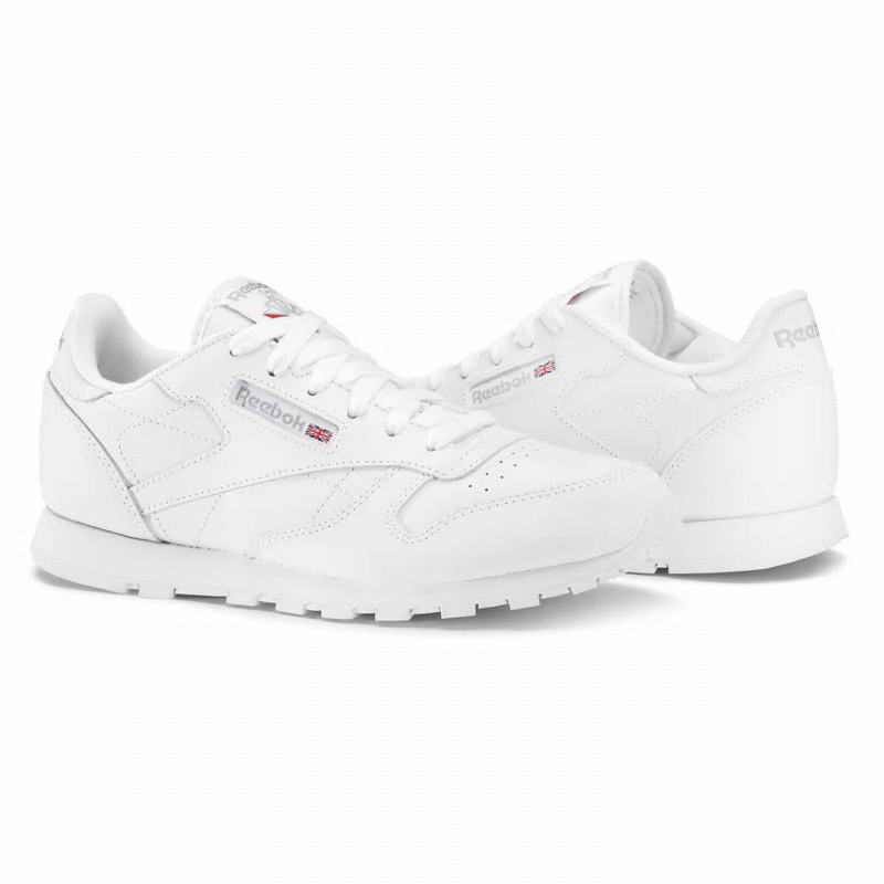 Reebok Classic Leather Tenisky Dievcenske - Biele ZF8531NH